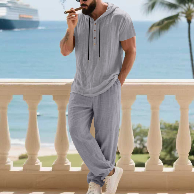 Natural Linen Breathable Set