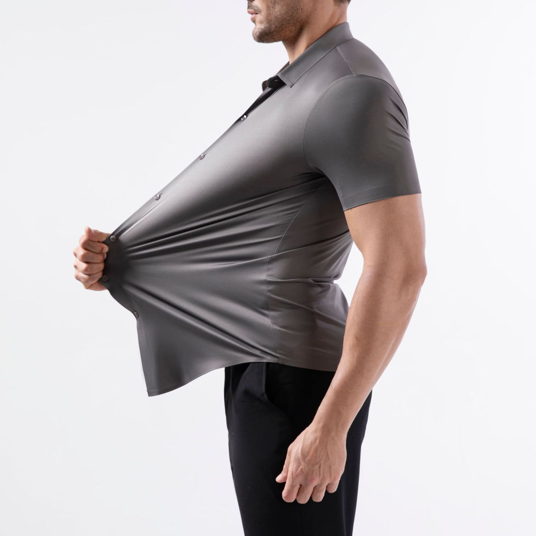 Soft 4-Way Stretch Non-Iron Men's Shirt