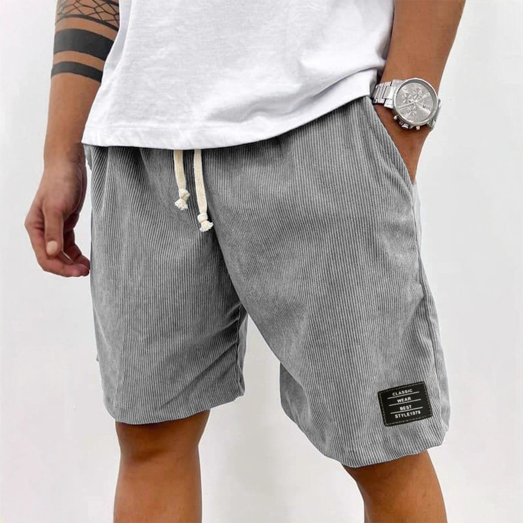 Men's Corduroy Casual Shorts