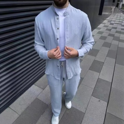 🕶️ Men's 2‑Piece Cotton‑Linen Summer Set – Casual & Stylish