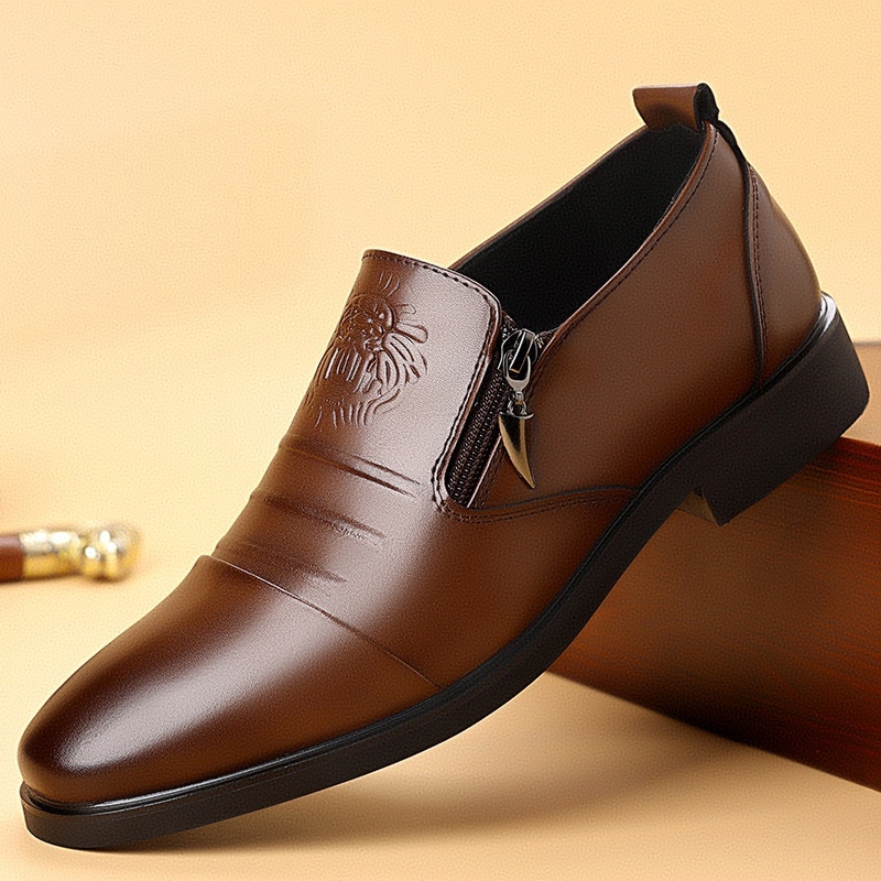 High-grade Genuine Cowhide Business Shoes, Stylish & Comfortable