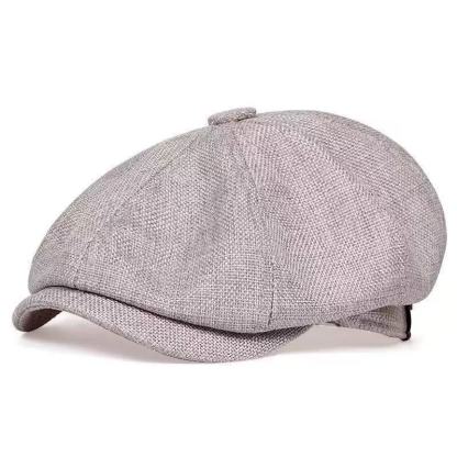 Vintage Newsboy Cap | Premium Fabric, Timeless Style