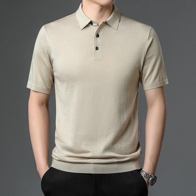 Men's Premium Knit Polo Shirt
