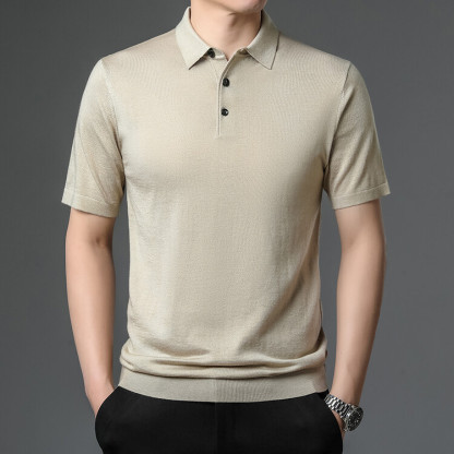 Men's Premium Knit Polo Shirt