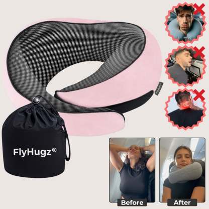 Portable U-Shaped Memory Foam Neck Pillow