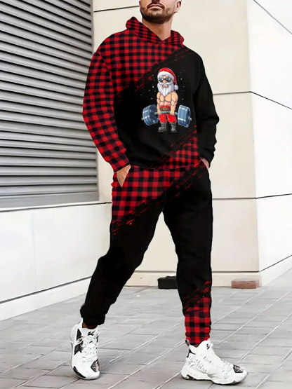 🎅Christmas Creative Men's Hoodie Set