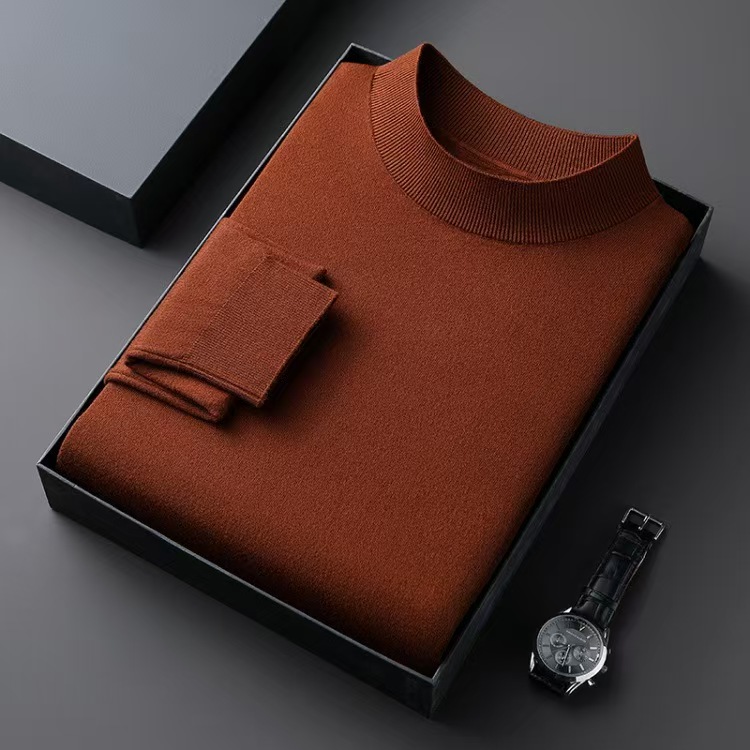 Classic Crew Neck Wool Sweater