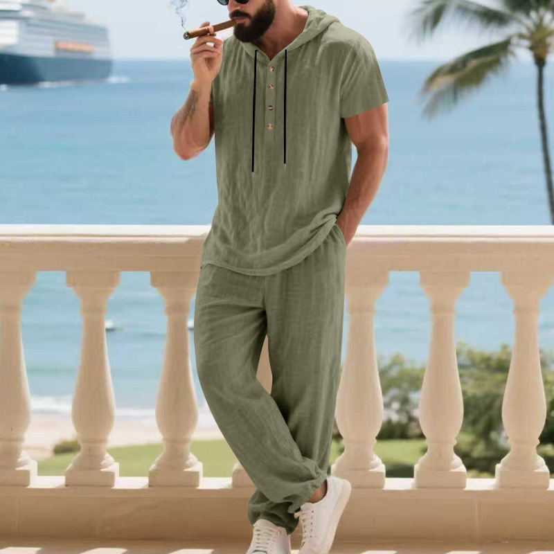 Natural Linen Breathable Set