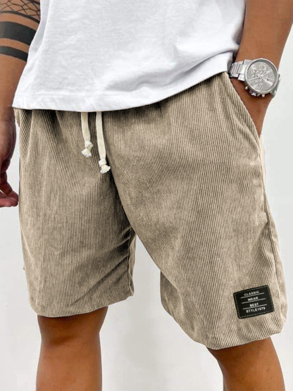 Men's Corduroy Casual Shorts