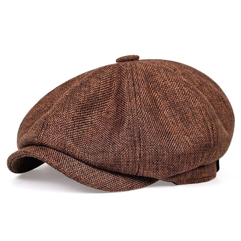 Vintage Newsboy Cap | Premium Fabric, Timeless Style