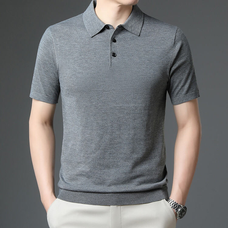 Men's Premium Knit Polo Shirt