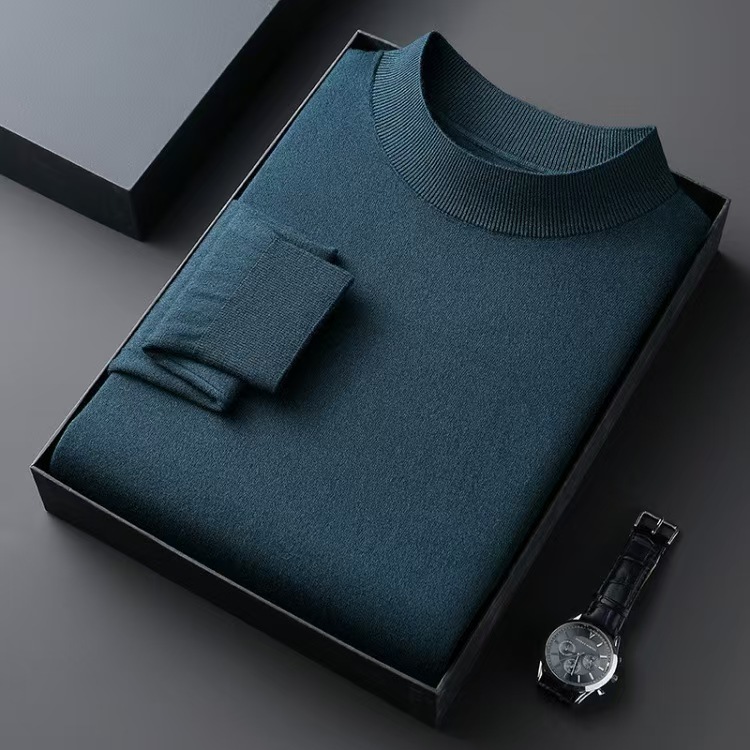 Classic Crew Neck Wool Sweater