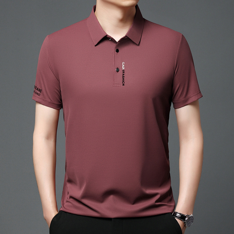 ❄Men's Non-Scratch Ice Silk Polo Shirt