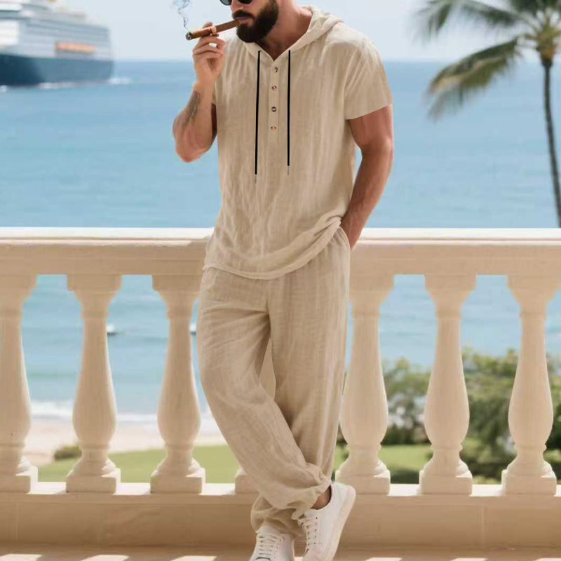 Natural Linen Breathable Set