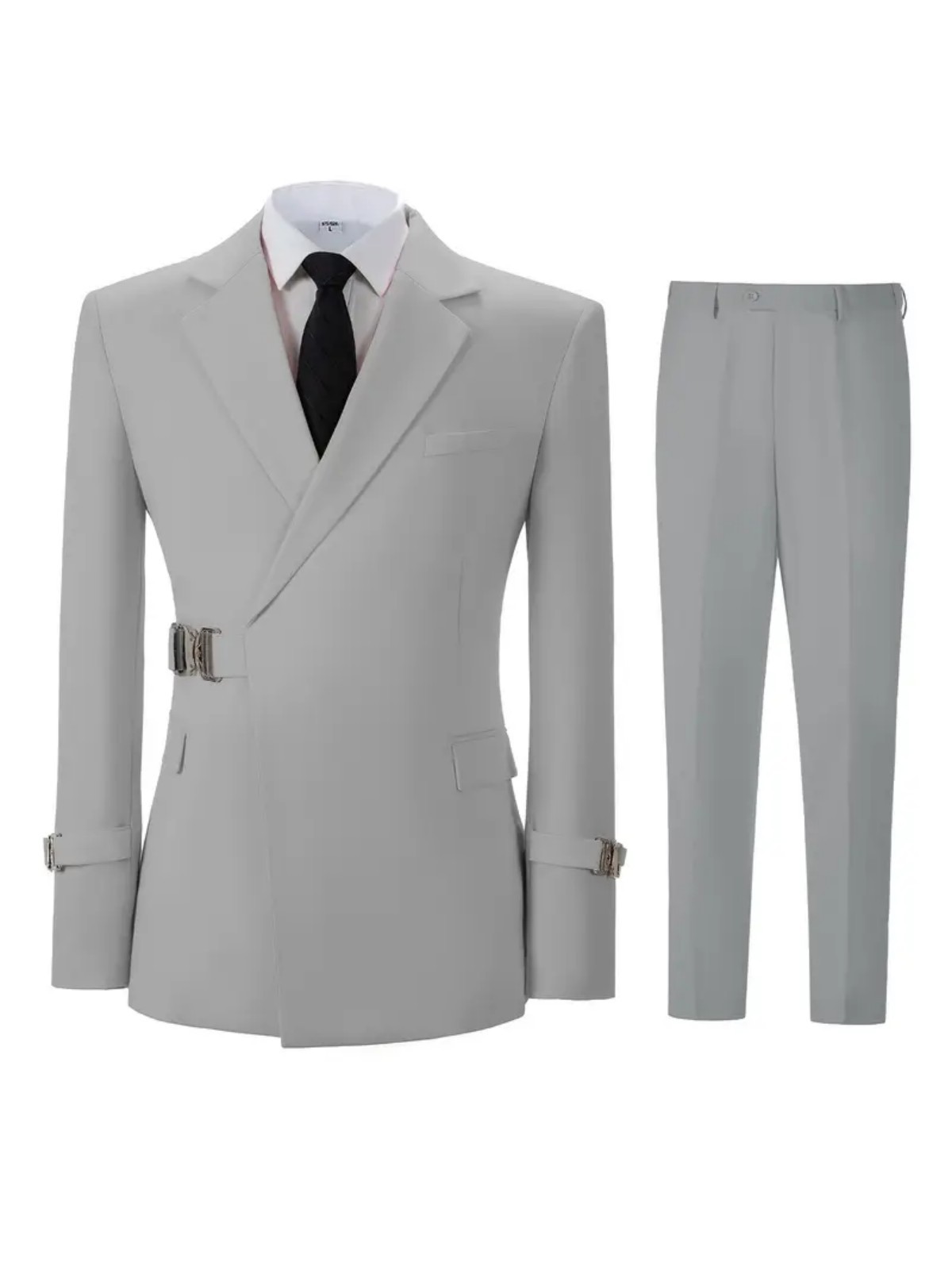 High-end Metal Buckle Men’s Suit Set