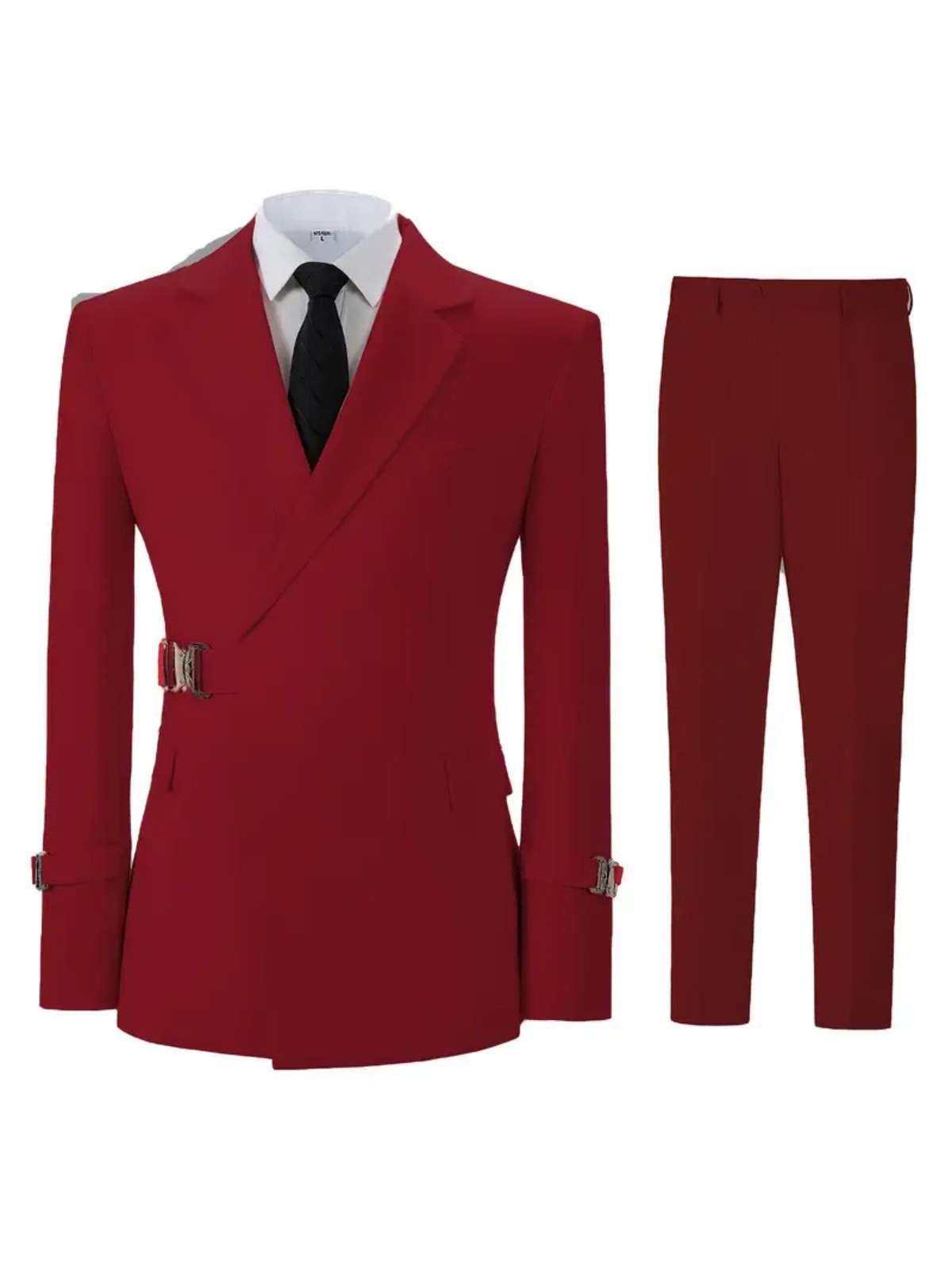 High-end Metal Buckle Men’s Suit Set