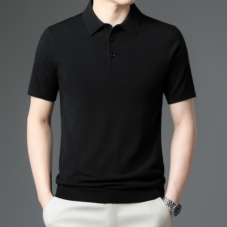 Men's Premium Knit Polo Shirt