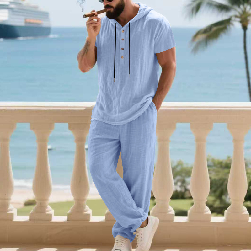 Natural Linen Breathable Set