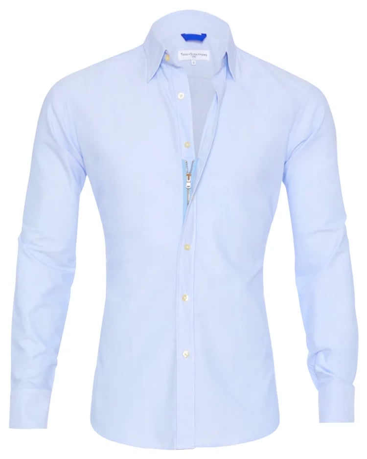 ✨🔥Oxford Stretch Zip Shirt (Buy 2 Free Shipping)