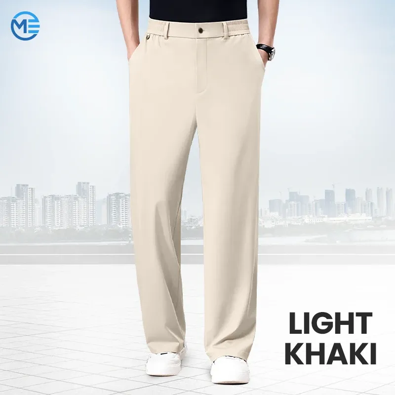 Ultra Comfort Ice Silk Flexible Casual Pants