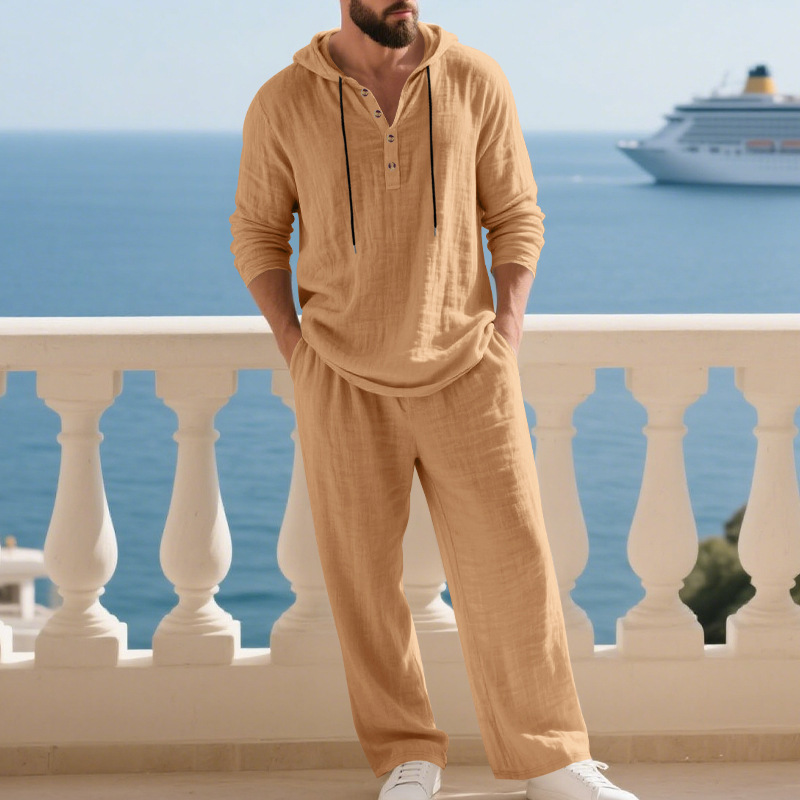 Natural Linen Breathable Set