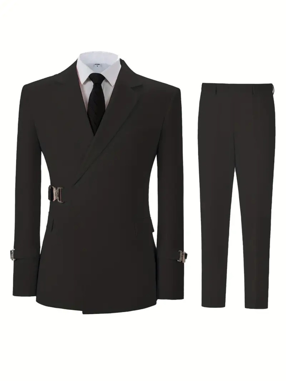 High-end Metal Buckle Men’s Suit Set