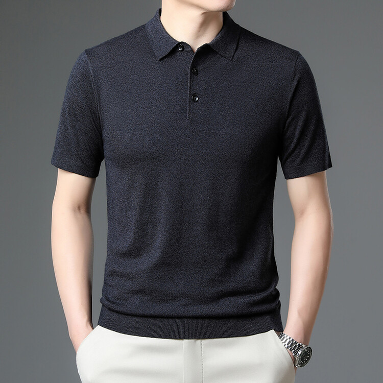Men's Premium Knit Polo Shirt