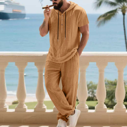 Natural Linen Breathable Set