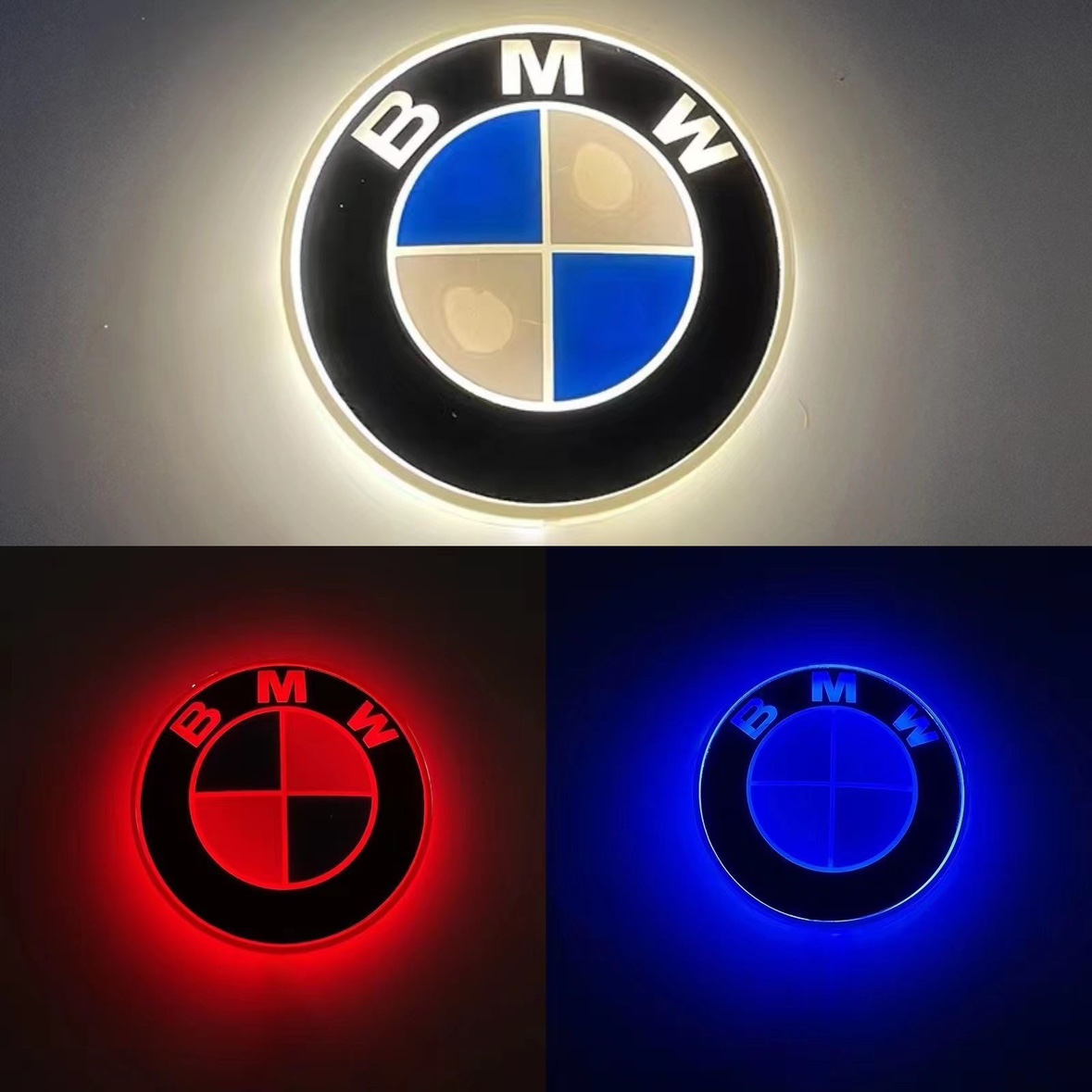 3D LED Luminous Car Logo Emblem Glow in the Dark