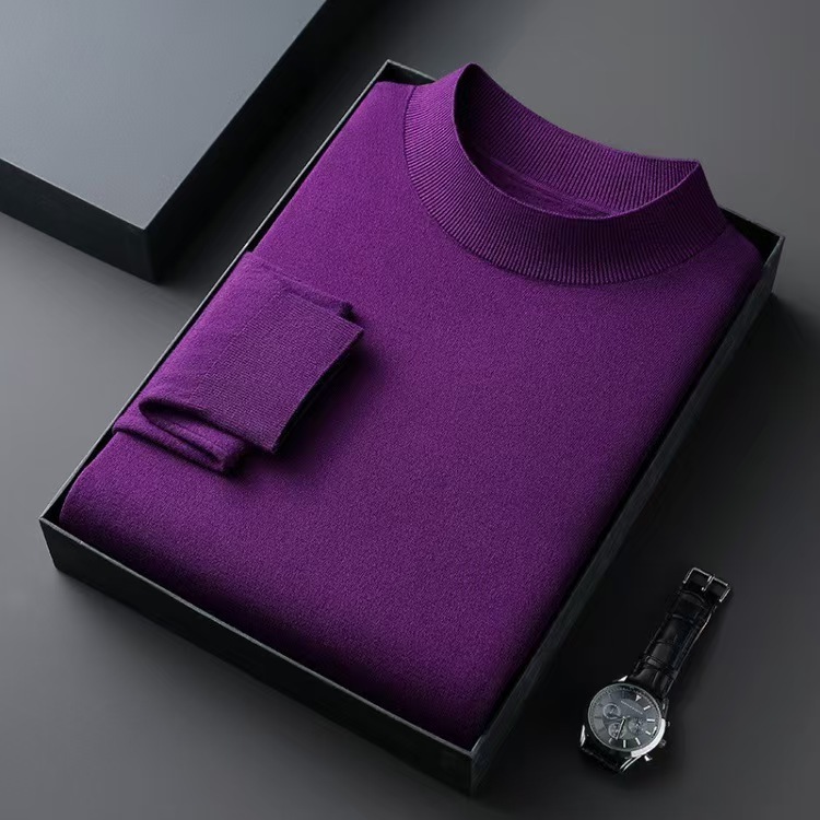 Classic Crew Neck Wool Sweater