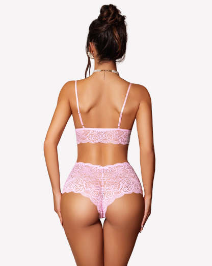 3 Piece Bra and Panty Sets with Robe