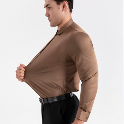 Soft 4-Way Stretch Non-Iron Men's Shirt