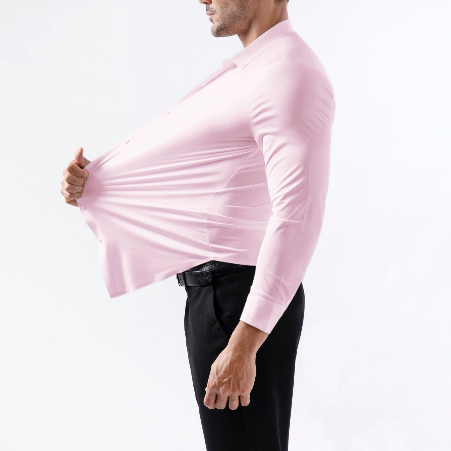 Soft 4-Way Stretch Non-Iron Men's Shirt