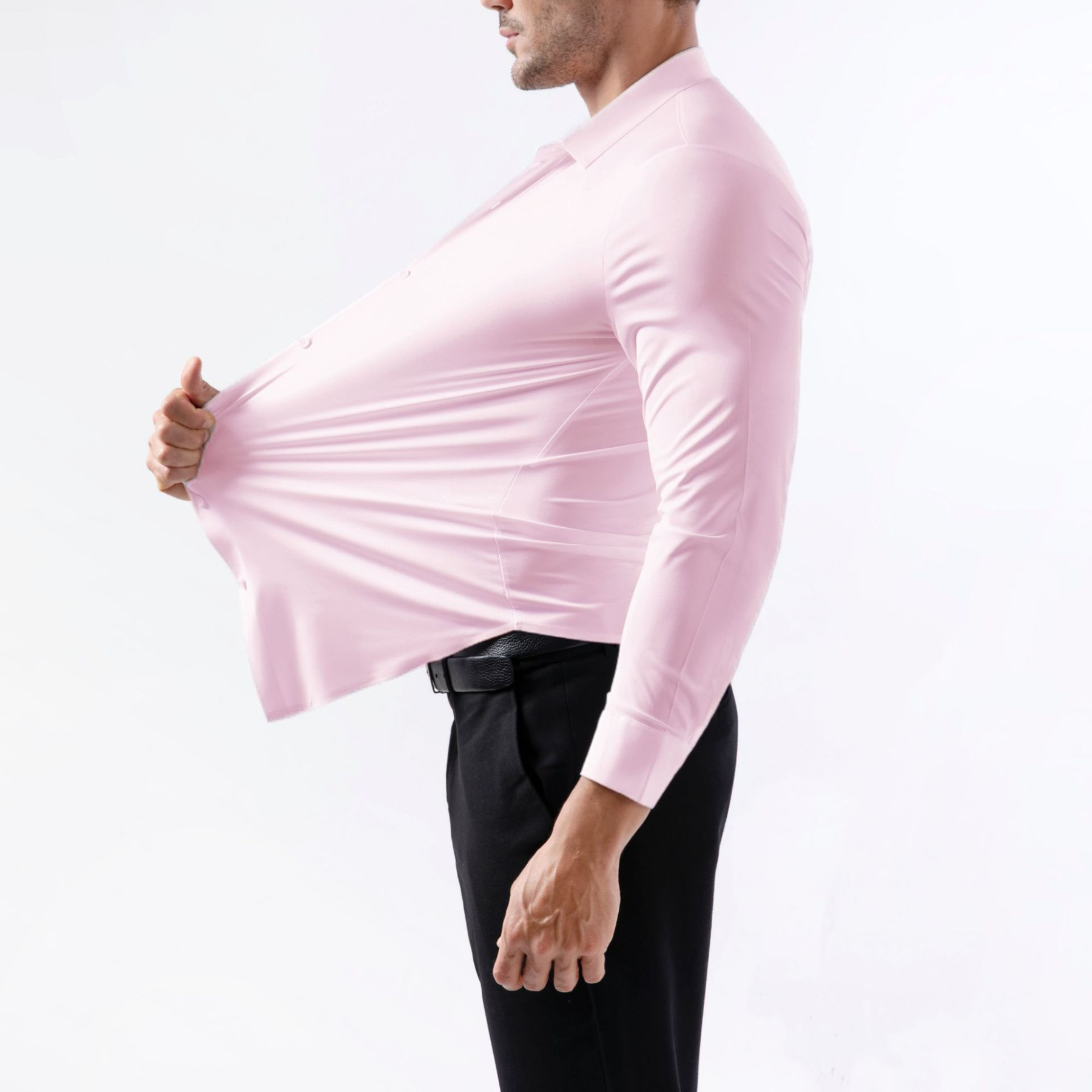 Soft 4-Way Stretch Non-Iron Men's Shirt