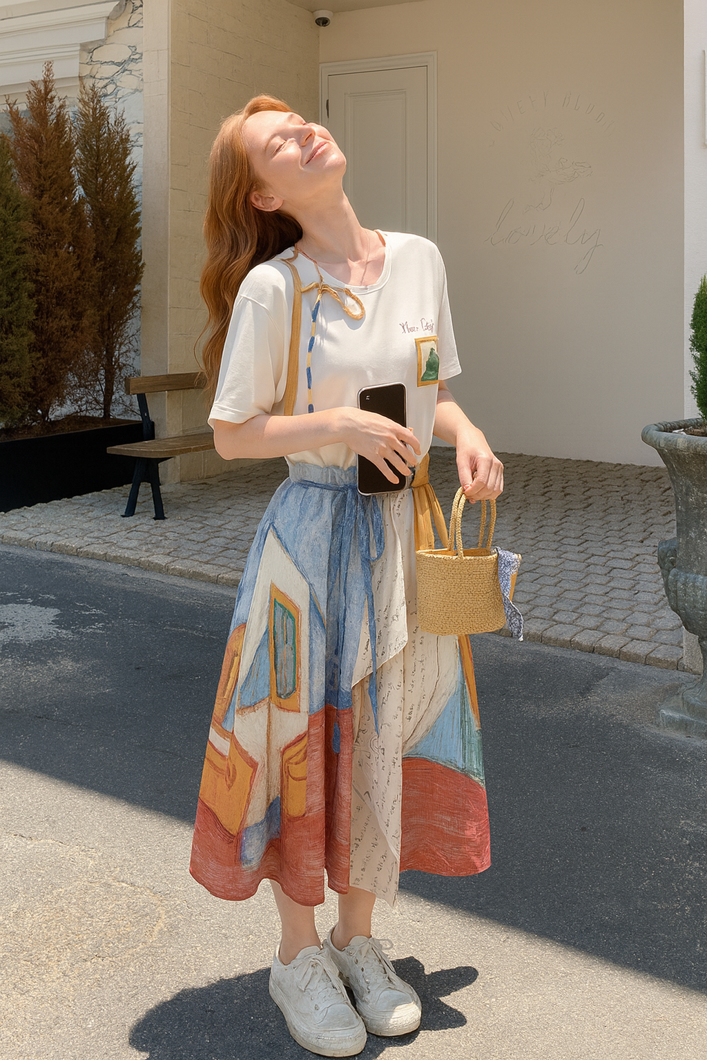 Van Gogh Inspired Summer Skirt