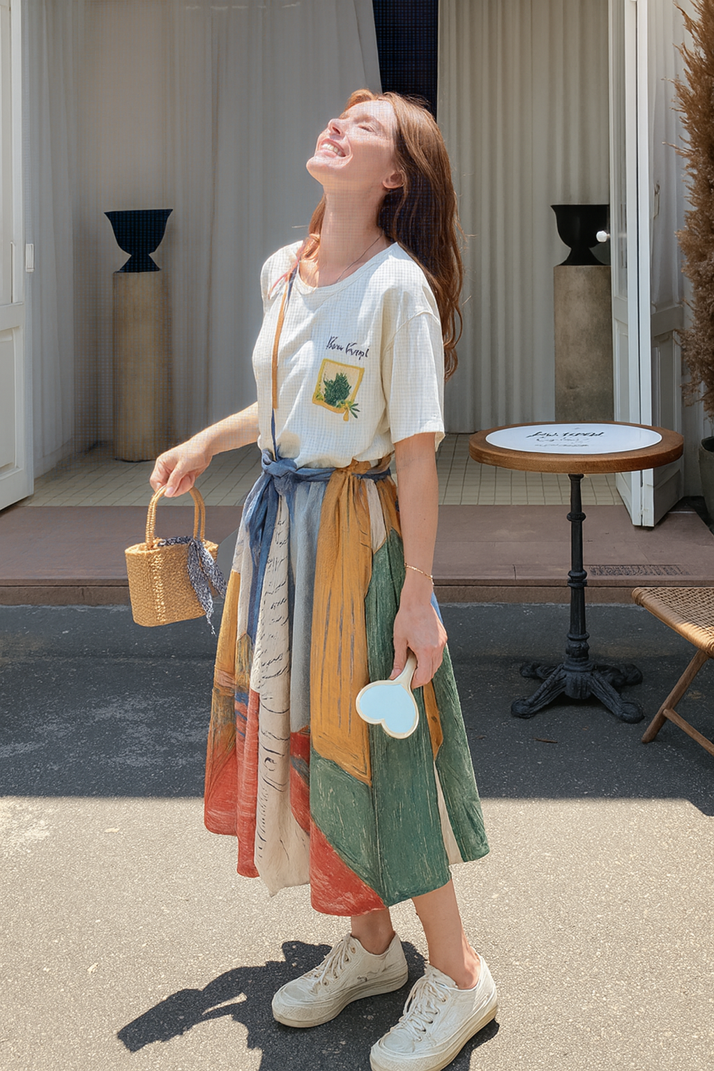 Van Gogh Inspired Summer Skirt
