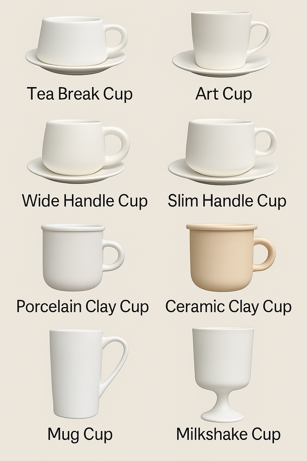 Personalized Hand-Painted Ceramic Pet Cup