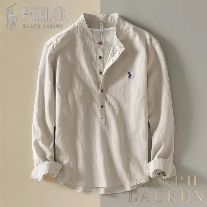 Ralph Lauren Korean Stand-Up Collar Shirt: A Must-Have