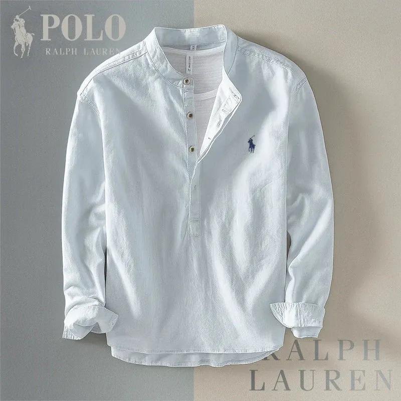 Ralph Lauren Korean Stand-Up Collar Shirt: A Must-Have