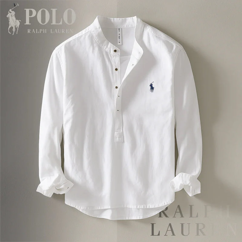 Ralph Lauren Korean Stand-Up Collar Shirt: A Must-Have
