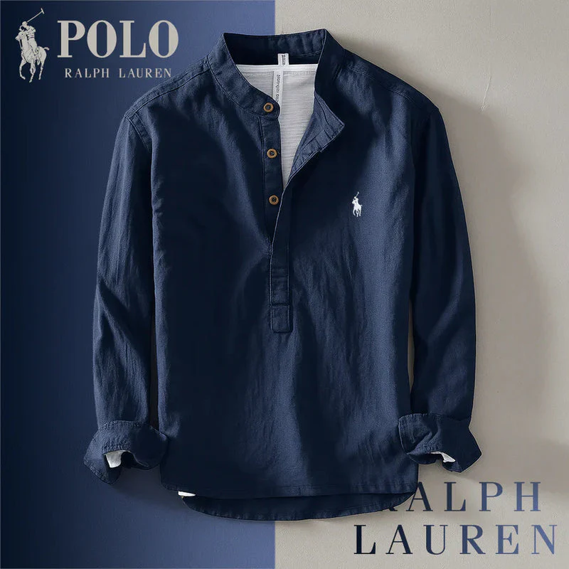 Ralph Lauren Korean Stand-Up Collar Shirt: A Must-Have