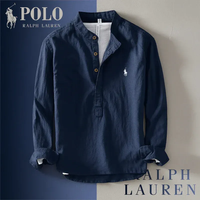 Ralph Lauren Korean Stand-Up Collar Shirt: A Must-Have