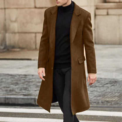 Men’s Classic British-Style Trench Coat