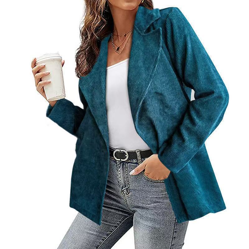 🧥Classic Corduroy Solid Color Women’s Jacket❄
