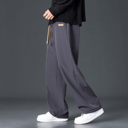 New Fleece-Lined Drawstring Casual Pants