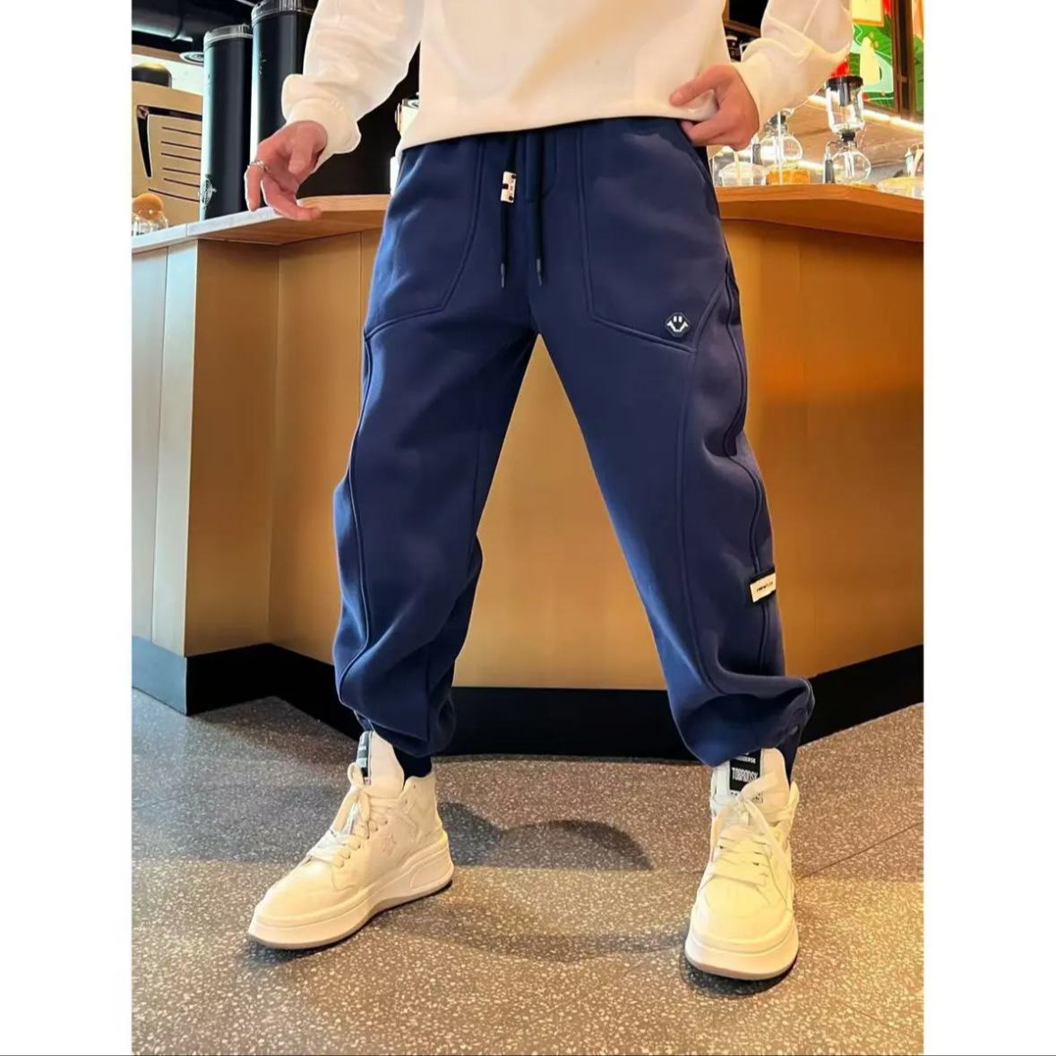 😊Smiley Face Winter Fleece Joggers😊