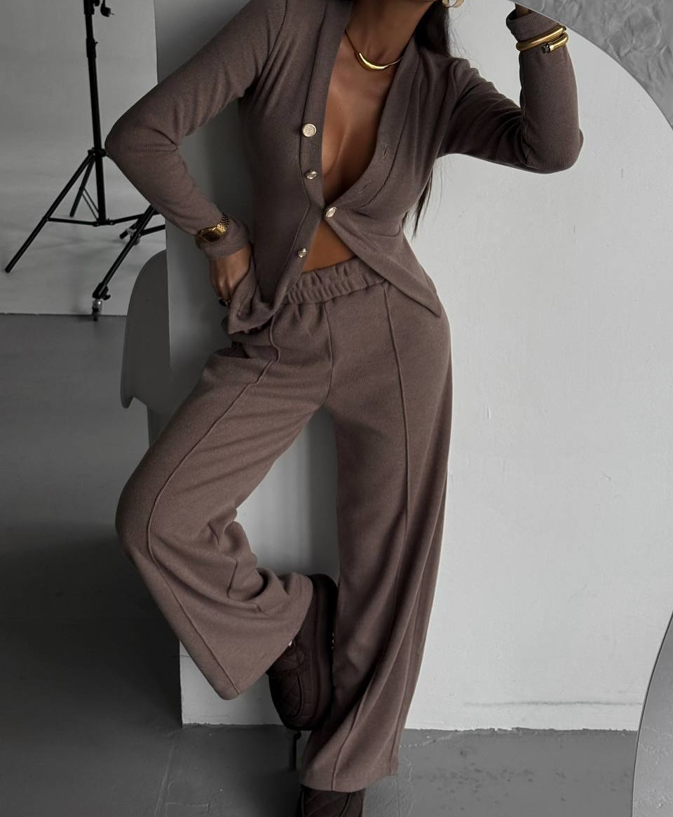 😘New Women's Casual Cardigan Set