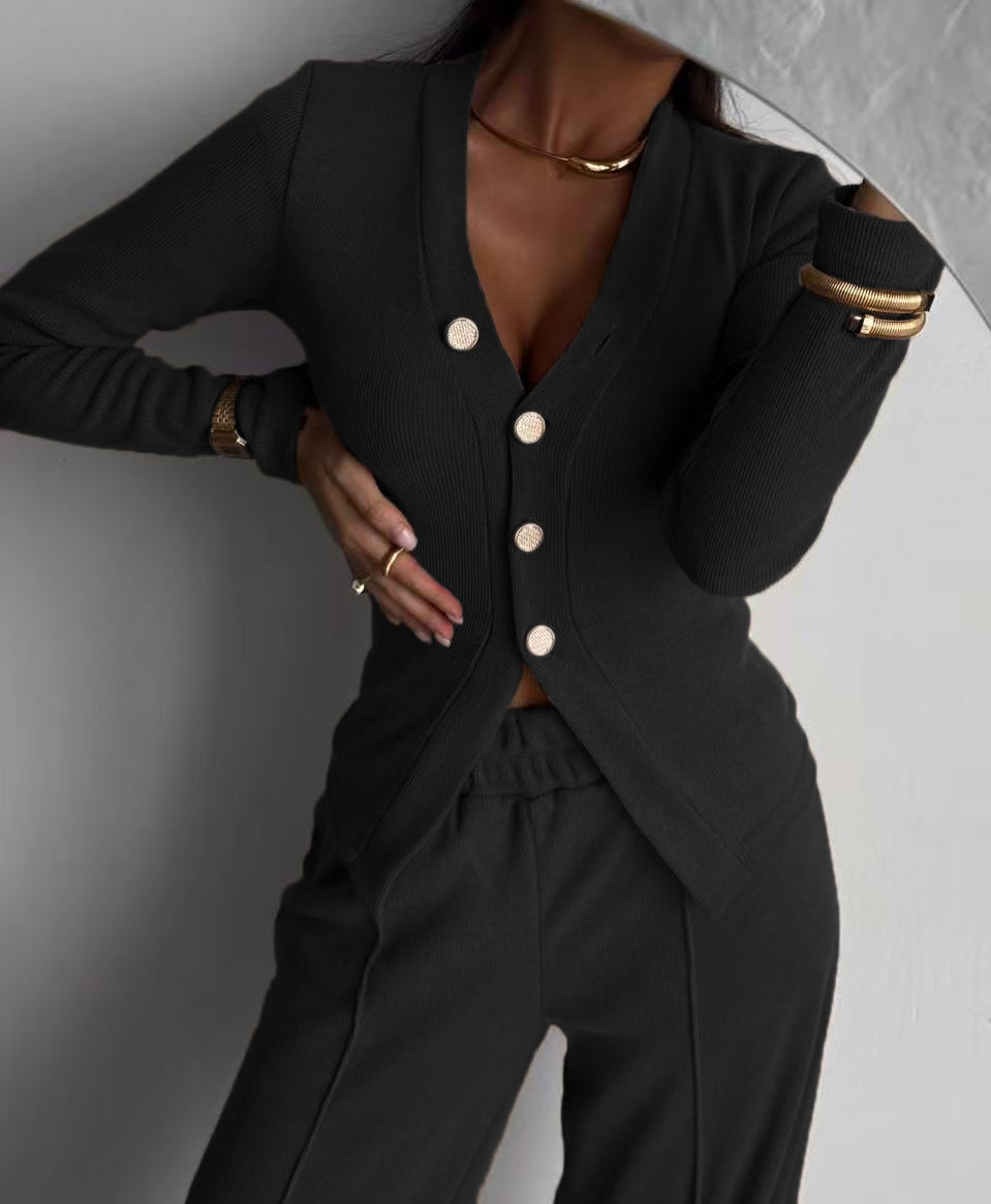 😘New Women's Casual Cardigan Set