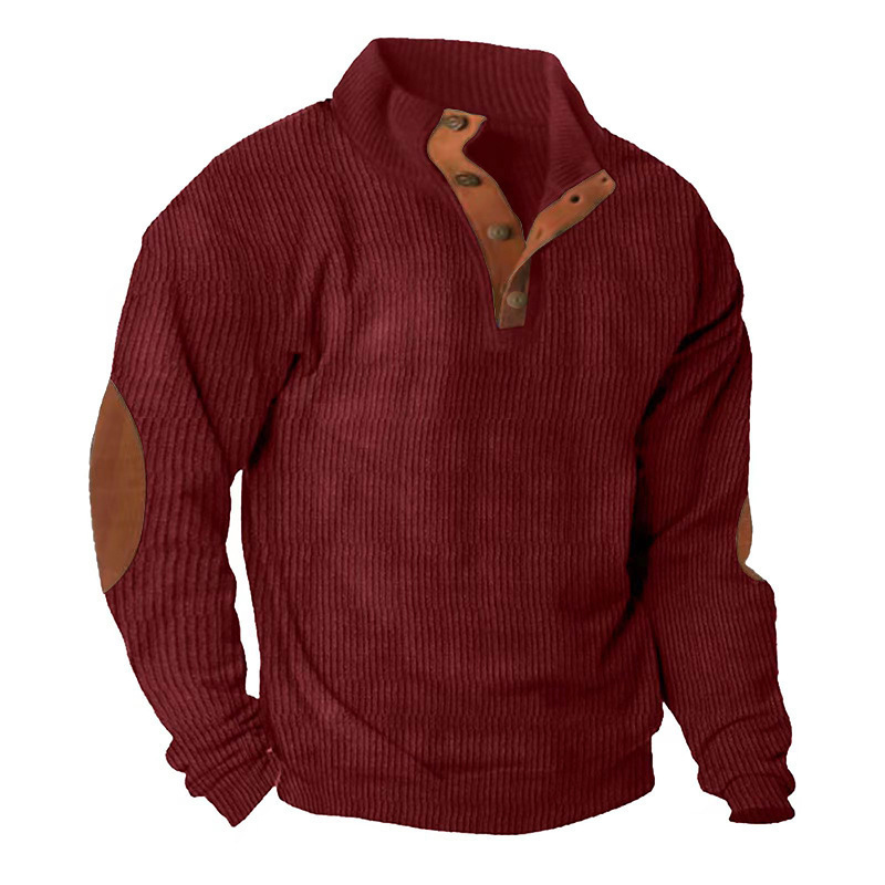 🧥🧥🧥New Corduroy Casual Stand-Collar Long-Sleeve Sweatshirt🔥🔥🔥