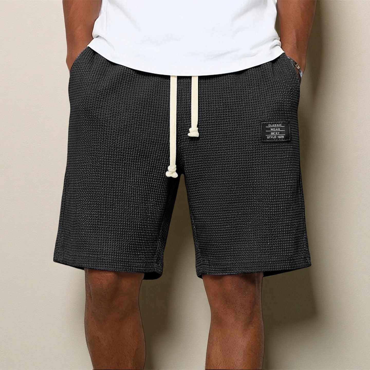 🔥🔥🔥New Elastic Drawstring Casual Shorts🔥🔥🔥